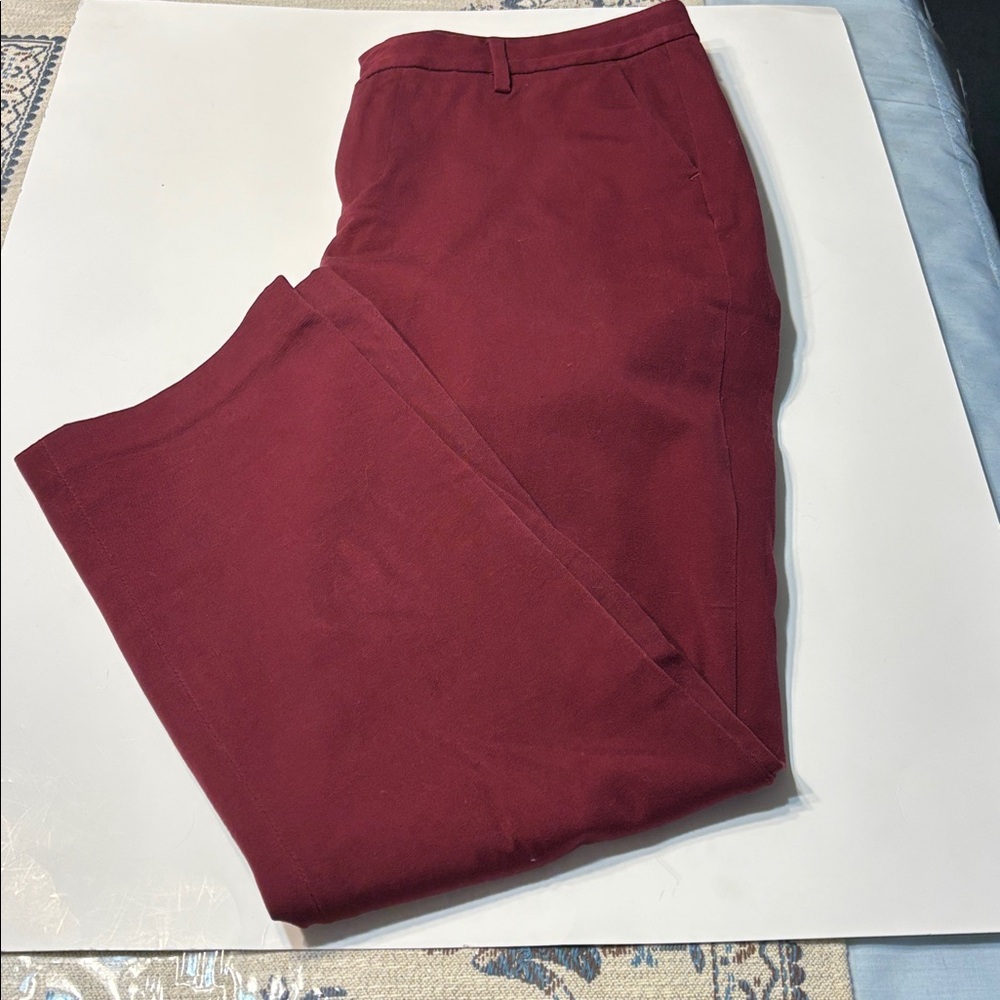 Tommy Hilfiger Maroon Trousers